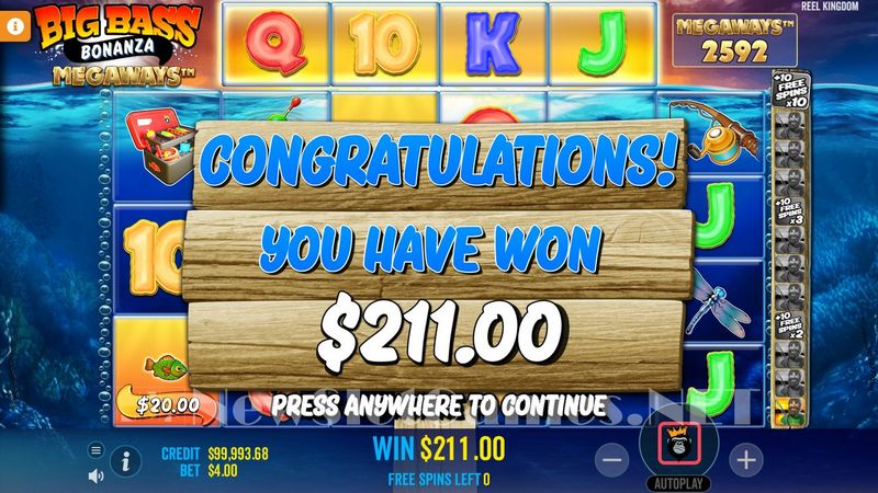 Large Bass Bonanza by Practical Play-- Gambling Enterprise Game Testimonial